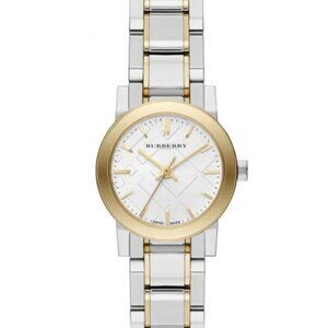 Burberry Ladies Watch---The City 26mm Two Tone Gold